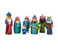 Inmaculada Romero IR Naissance Mystère Crèche de Noël Moderne 7 pièces 23 cm Figurines résine Couleurs Vives Vierge Marie