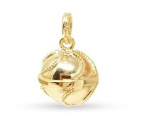 Inmaculada Romero IR Pendentif amulette Pendentif des Anges en argent sterling 925 fermé 12 mm. plaqué or