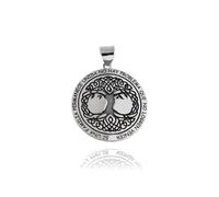 Inmaculada Romero IR Pendentif Argent sterling 925, 25 mm. SI UNE FAMILLE RESTE UNIE, IL N'Y A AUCUN PROBLÈME QU'ELLE NE PUISSE SURMONTER.