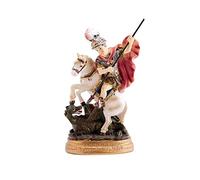 Inmaculada Romero IR Saint George Figurine 12 Cm. Image Motif De Résine Catalogne Et Aragón Peana Décoration