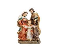 Inmaculada Romero IR Sainte Famille Figurine 15 cm. Vierge Marie Saint Joseph Enfant Jésus Image Résine