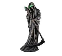 Inmaculada Romero IR Sainte Mort Figurine 68 cm avec lumière Image résine Couleur Noire