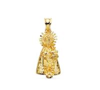 Inmaculada Romero IR Silhouette Pendentif Vierge des Abandonnés en or 18 carats, 31 mm, et sculpté