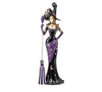 Inmaculada Romero IR Sorcière Figurine 57 cm avec Balai Rayures Image résine Couleur