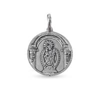 Inmaculada Romero IR Vierge de la médaille du ruban du saint patron de Huelva en argent massif 925 de 13 mm.