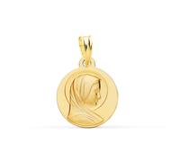 Inmaculada Romero IR Vierge Médaille d'or 9 carats María Francesa avec 14 mm. ombré