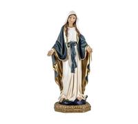 Inmaculada Romero IR Vierge Miraculeuse Figurine Religieuse de 30 cm Image en résine Détail Socle