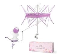 INMAKER Bobinoir à Laine et Dévidoir à Laine, Violette Bobinoir à Laine Manuel, L'assistant pour Les Passionnés du Tricot