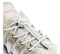 INMAKER Lacets Élastique, Lacets Chaussures Autobloquants Sans Laçage 120CM Pour Unisexe Enfants Adultes Blanc