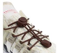 INMAKER Lacets Élastique, Lacets Chaussures Autobloquants Sans Laçage 120CM Pour Unisexe Enfants Adultes Marron