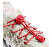 INMAKER Lacets Élastique, Lacets Chaussures Autobloquants Sans Laçage 120CM Pour Unisexe Enfants Adultes Rouge