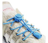 INMAKER Lacets Élastique, Lacets Chaussures Autobloquants Sans Laçage 120CM Pour Unisexe Enfants Adultes Bleu Clair
