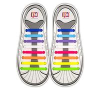INMAKER No Tie Lacets, Silicon Flat Lacets Elastique Pour Enfant et Adulte Pour Chaussures de Sport