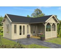 Inmedias Res. Bungalow de jardin en bois d’épicéa brut Karl - 51,48 m² - KARL