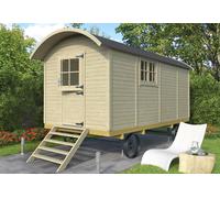 Inmedias Res. Roulotte en bois aménageable Shepherd Hut Traditional - 11,5 m² - SHEPHERD HUT TRADITIONAL