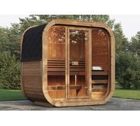 Inmedias Res Sauna d’extérieur en bois traité ICON 125 - 2,56 m² - ICON 125 Thermowood