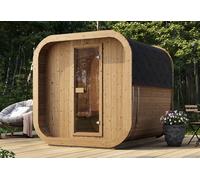 Inmedias Res Sauna extérieur en bois traité ICON 200S - 4,1 m² - ICON 200S thermowood