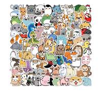 INN Autocollants 100 feuilles stickers scrapbooking vintage exquis album photo carnet déco autocollants animal sauvage