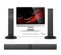 INN Barre de son pour TVQuatre haut-parleurs 5W 49x5x5xcm basse profonde canaux profonde canaux son stéréo télécommande bluetooth