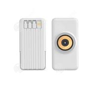 INN Batterie Externe 10000mAh 15W Power Bank Cable intégré 22,5 W PD Charge Rapide avec 4 Câbles Intégrés Batterie Mince Power Bank