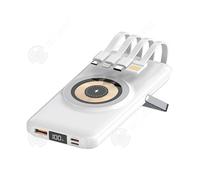 INN Batterie Externe 20000mAh 15W Power Bank Cable intégré 22,5 W PD Charge Rapide avec 4 Câbles Intégrés Batterie Mince Power Bank