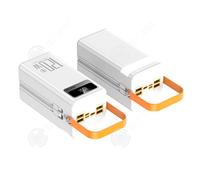 INN Batterie externe 30000mah PD 40w led affichage et lampe de poche power bank pour telephone avec 4 sorties usb et 3 ports