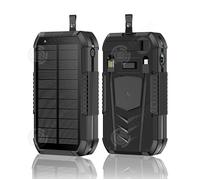 INN Batterie externe 40000 mAh charge rapide 22,5 W rechargeable sans fil avec lampe de camping 4 ports USB en sortie et 2 en