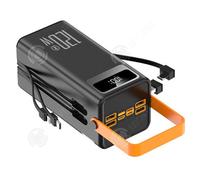 INN Batterie externe 50 000 mAh Charge ultra-rapide 120 W Affichage numérique intelligent Peut charger sept téléphones