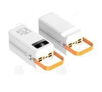 INN Batterie externe 50 000 mAh Charge ultra-rapide 120 W Affichage numérique intelligent Peut charger sept téléphones