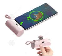 INN Batterie externe 5000mAh 2 en 1 mini chargeur externe pour iPhone batterie externe iPhone et smartphone Type C power bank