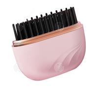 INN Brosse lissante pour cheveux mini portable rechargeable multifonctionnel 2 en 1 cheveux raides et bouclés 3 réglages températur
