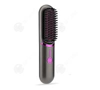 INN Brosse lissante pour cheveux pet céramique rechargeable cheveux lisses et bouclés 2 en 1 lisseur cheveux professionnel sans fil