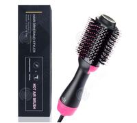 INN Brosse soufflante 2 en 1 1000w 610g 3 niveaux réglables fer à friser brosse seche cheveux brosse sèche-cheveux peigne à air