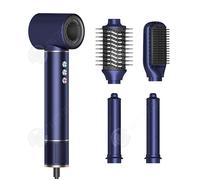 INN Brosse soufflante 5in1 humide et sec 20m/s séchage rapide brosse soufflante rotative brosse chauffante brushing boucleurs auto