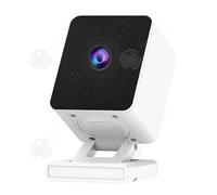 INN Caméra 2K 3MP 5G bi-bande Wi-Fi interphone vocal vision nocturne fixation fixe/fixation autocollante/fixation magnétique blanc