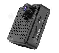 INN Caméra HD 1080P 4,5 cm Batterie 1000 mAh Objectif grand angle 155 degrés Détection de mouvement et vision nocturne Caméra