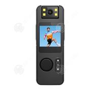 INN Caméra HD 1080p Objectif rotatif à 180 degrés Compatibilité carte TF 256 Go Détection de mouvement intelligente Caméra d'action