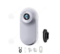 INN Caméra sport 6,38x3,1x2,1cm 350mAh 1080P HD avec collier pour animal compagnie batterie longue caméra sport embarquée GoPro