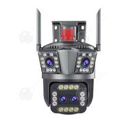 INN Camera surveillance 16MP 8K zoom l'exterieur quatre objectifs trois ecrans camera WiFi surveillance extérieure jour et nuit