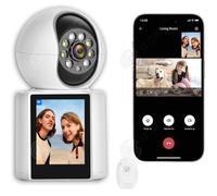 INN Camera surveillance wifi intérieure 2 millions pixels IPX66 PTZ 20m vision nocturne IR audio bidirectionnel caméra de