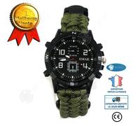 INN® Camping en plein air escalade escalade voyage tendance mode multifonctionnelle pour hommes montre bracelet de sauvetage sports