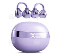 INN Casque Bluetooth ABS Bluetooth 5.4 Réduction active du bruit Connexion sans fil Qualité sonore stéréo Batterie longue Violet