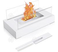 INN Cheminée de table brasero portable foyer de table propre à combustion biologique éthanol pour extérieur jardin rectangulaire