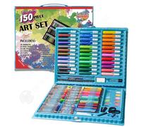INN Dessin crayons 150 PCS malette de coloriage enfants aquarelle crayon enfants dessin kit crayons de couleur ensemble crayon
