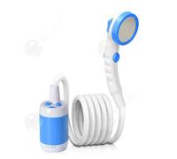 INN Douche de camping 5000 mAh pompe de douche electrique rechargeable avec tuyau avec intelligent de température et pression d'eau