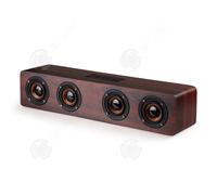 INN Enceinte bluetooth 12w sans fil en bois prise en charge du bluetooth de la carte tf et de la lecture aux intelligent et