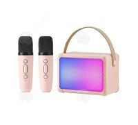 INN Enceinte bluetooth 5,0 ambient lighting stereo sound reverb adjustment one-touch acoustic reduction baladeur cd / cassette rose