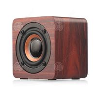 INN Enceinte bluetooth 5,0 mini haut-parleur sans fil bluetooth en bois entièrement compatible avec les appareils intelligents