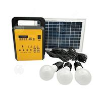 INN Energie solaire 84w générateur solaire avec 3 ampoules batterie externe avec prise courant centrale électrique portable pour