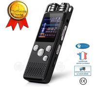 INN® Enregistreur vocal Métal HD Réduction du bruit Enregistreur vocal Alliage de zinc Microphone intégré Haut-parleur intégré